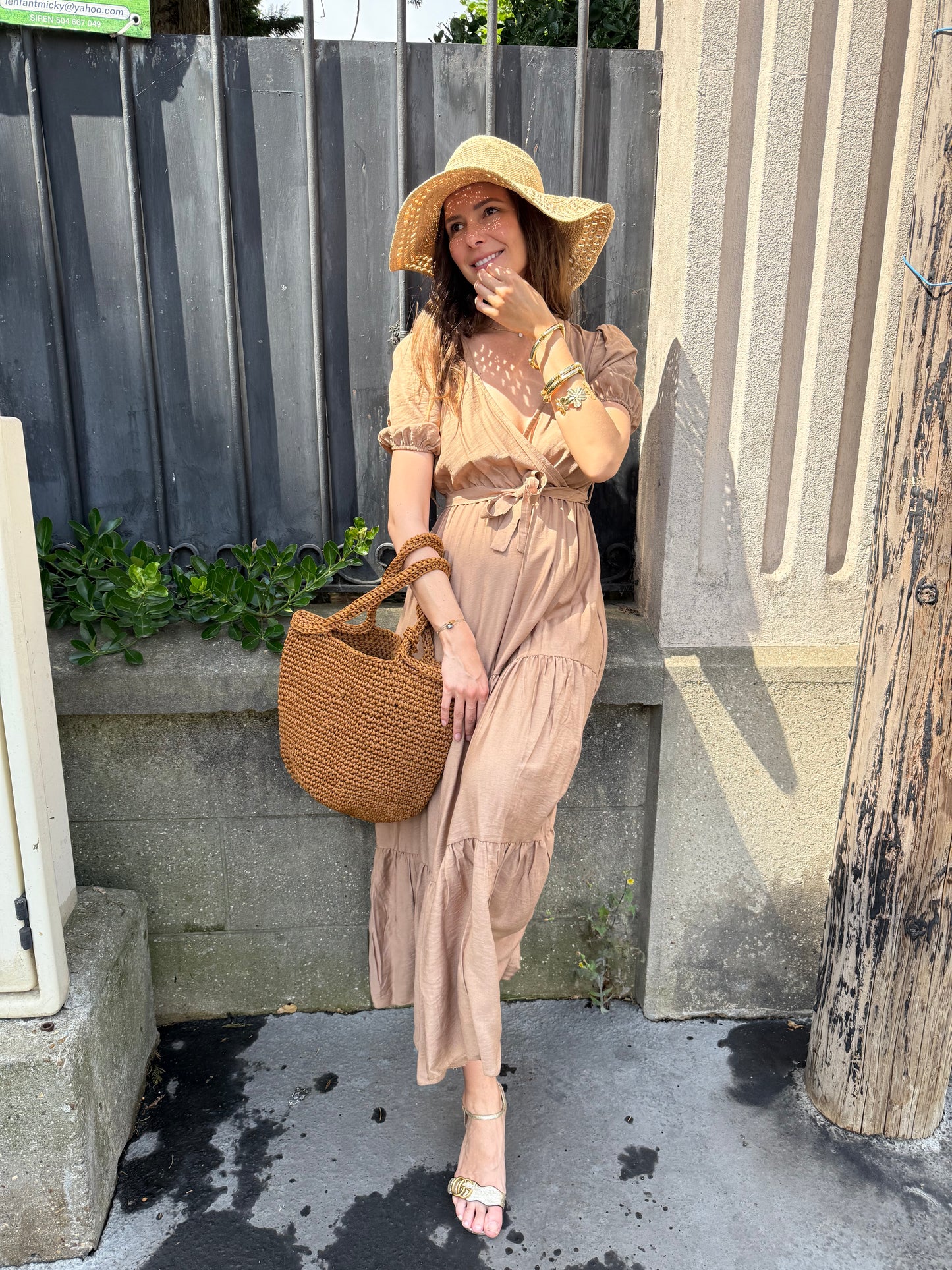 Robe Blany camel