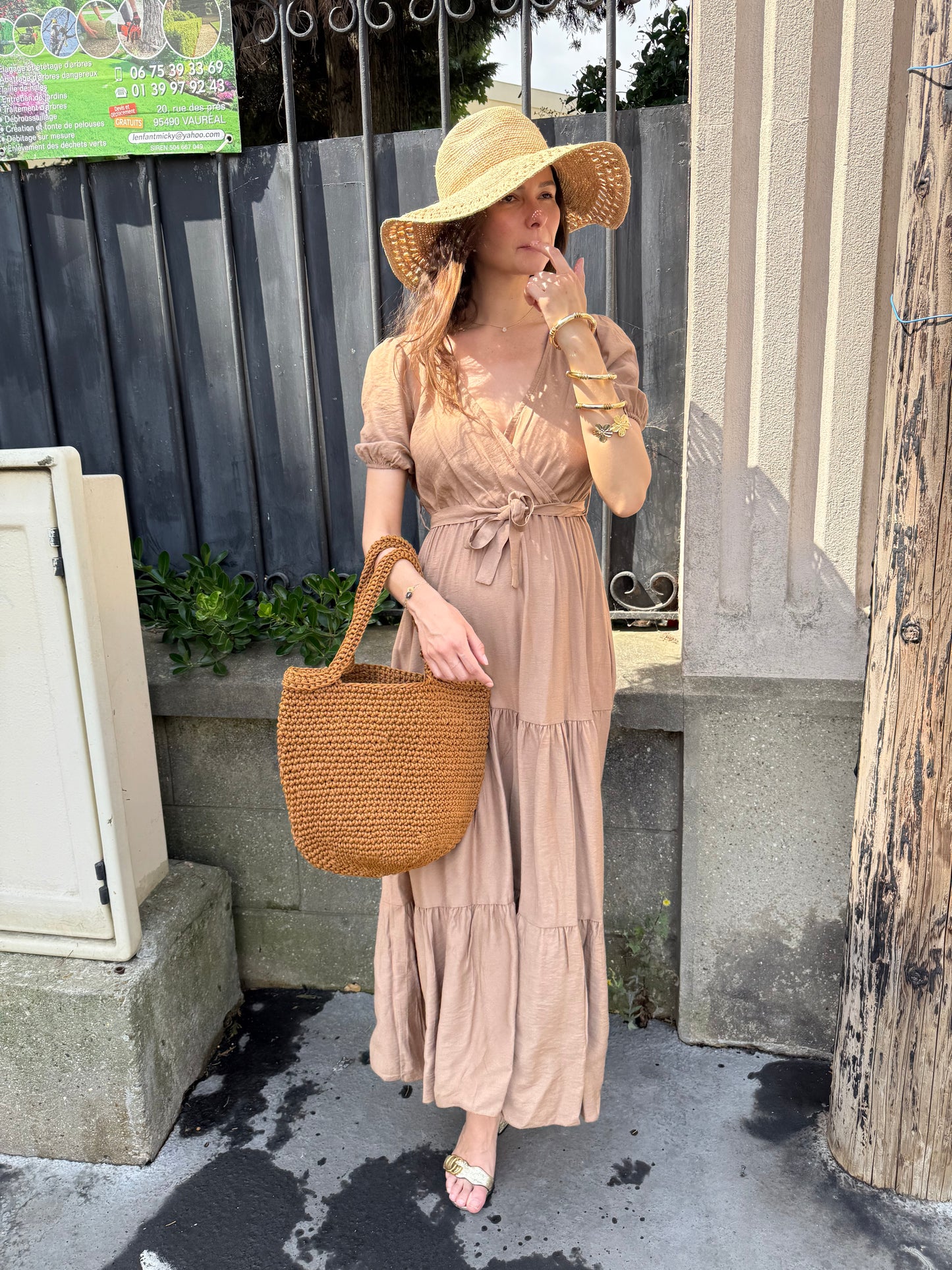 Robe Blany camel