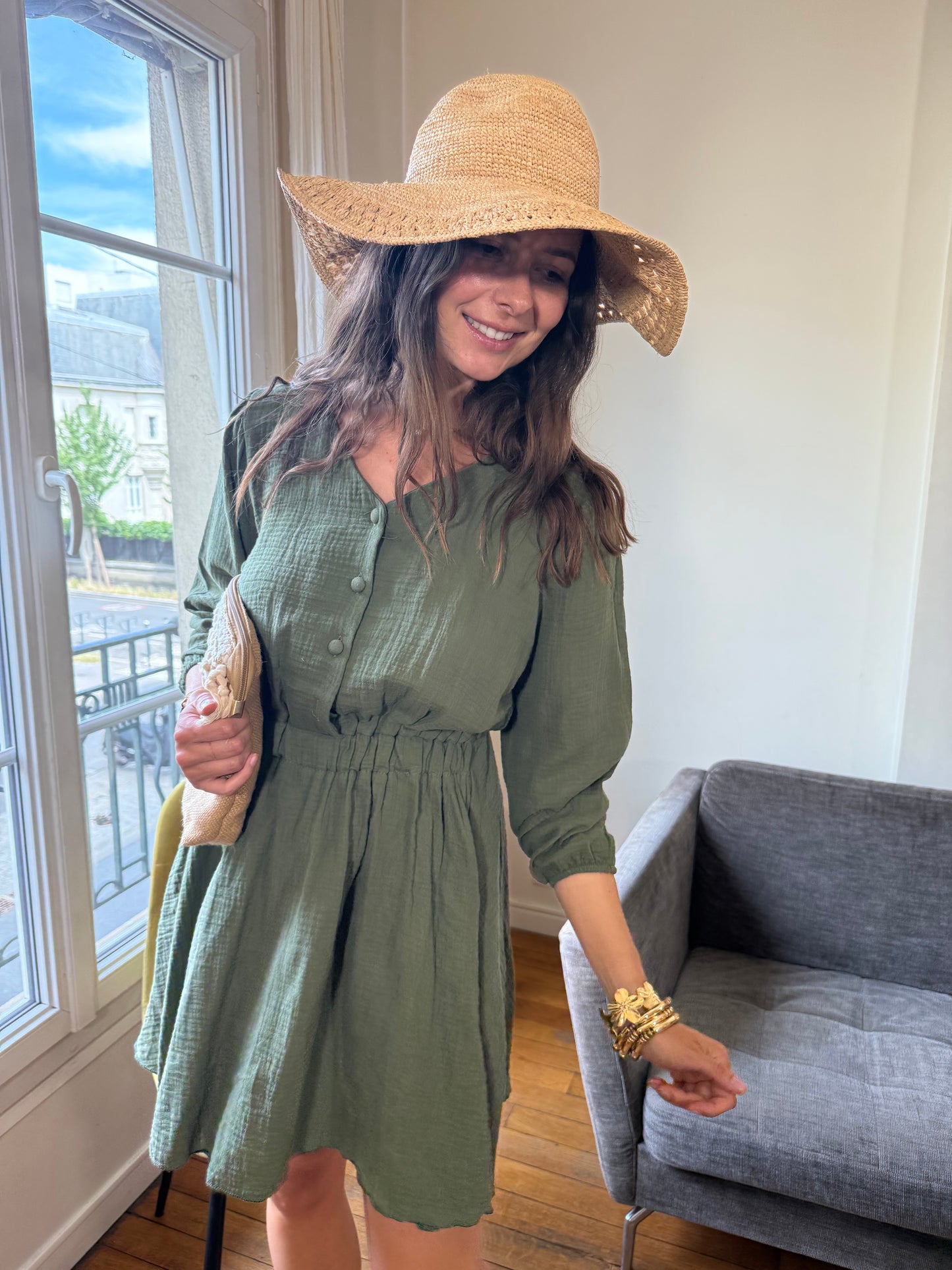 Robe Alia kaki