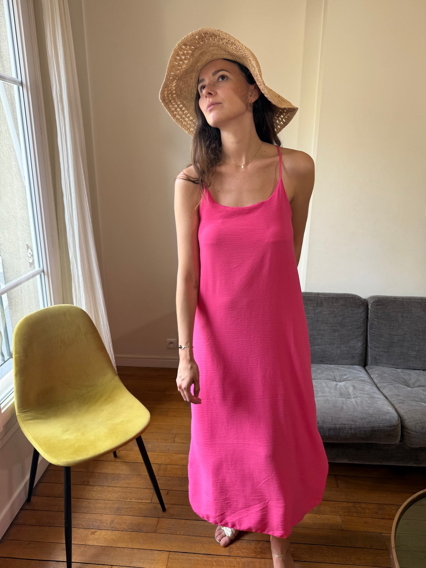 Robe Nina fushia