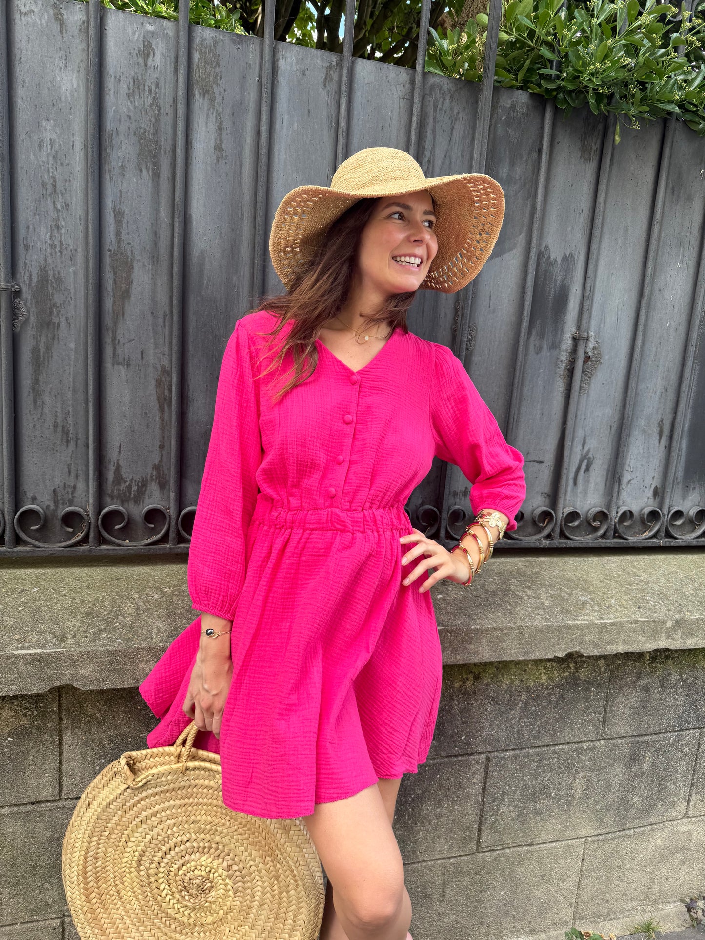 Robe Alia Fushia