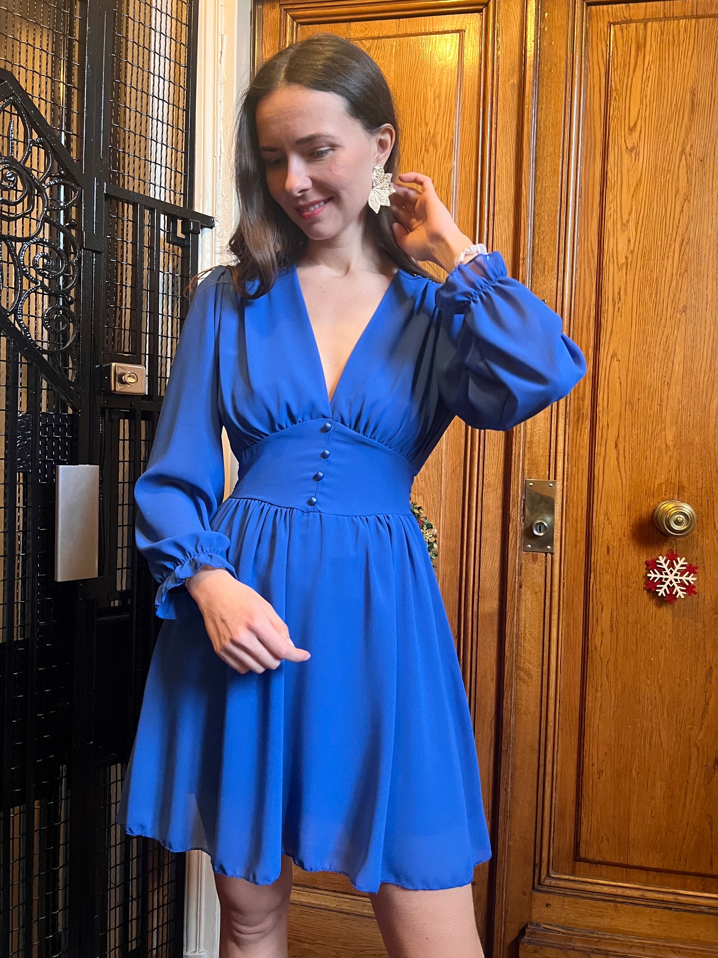Robe Lily bleu roi