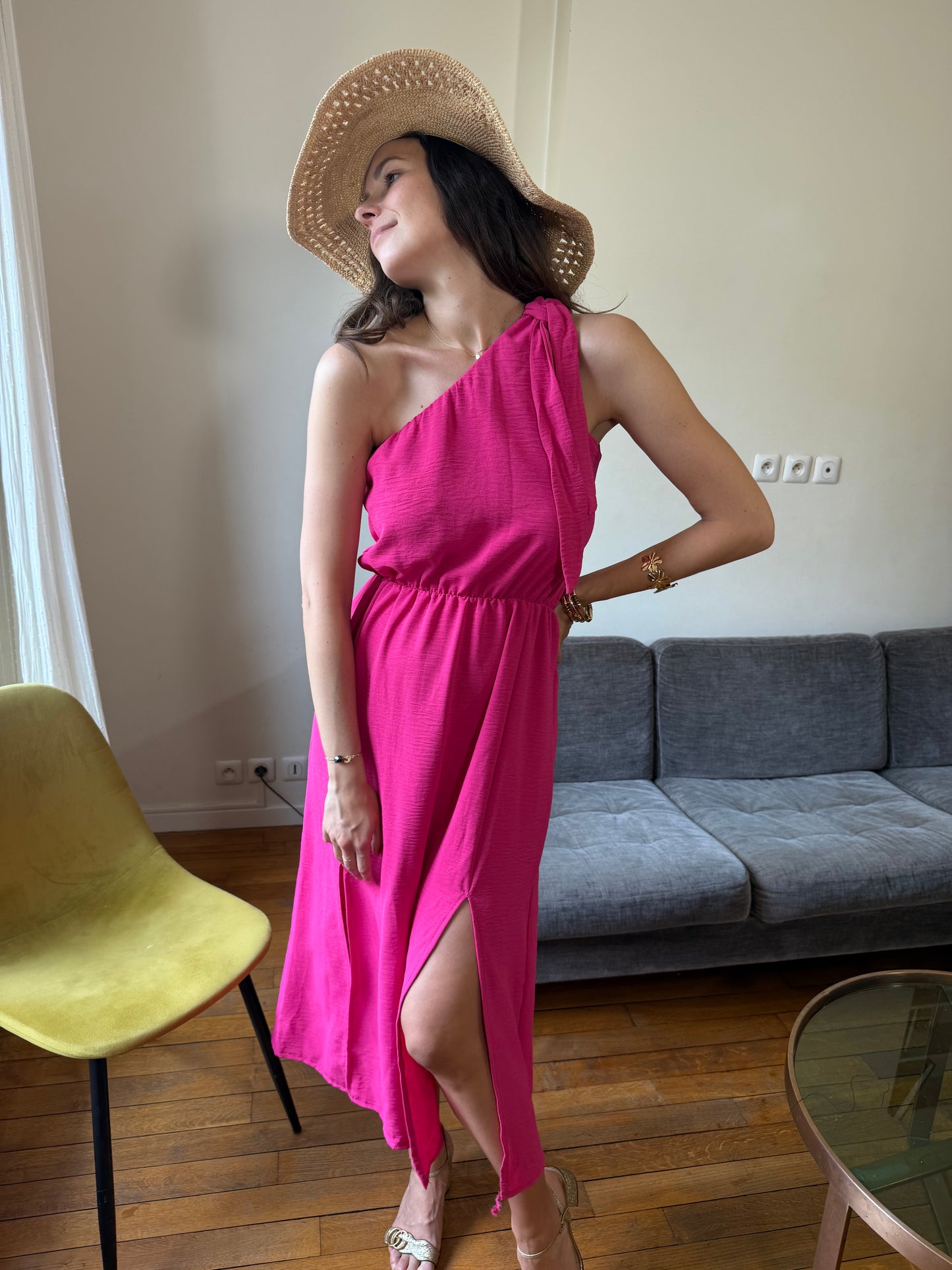 Robe Julia Fushia
