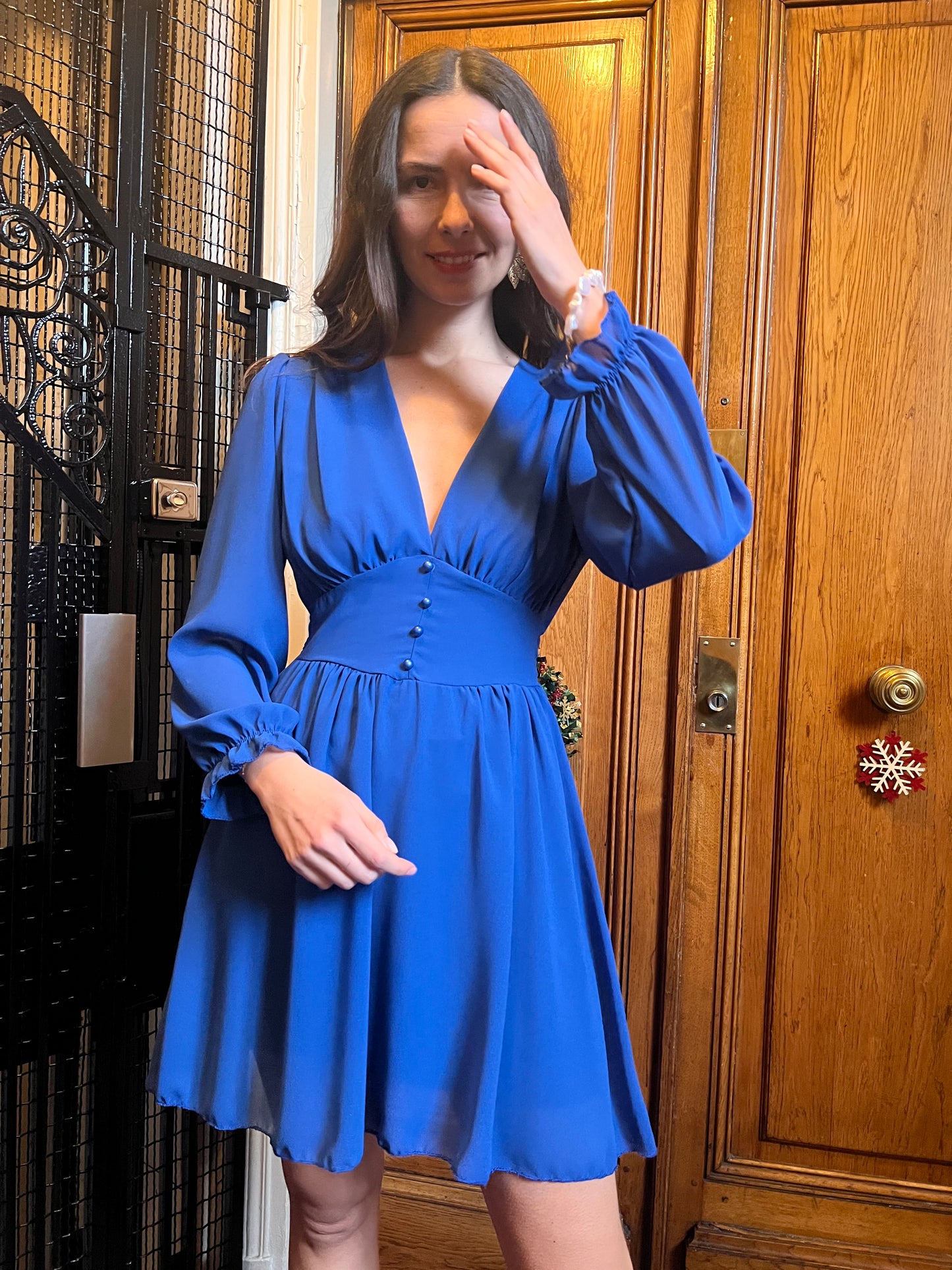Robe Lily bleu roi
