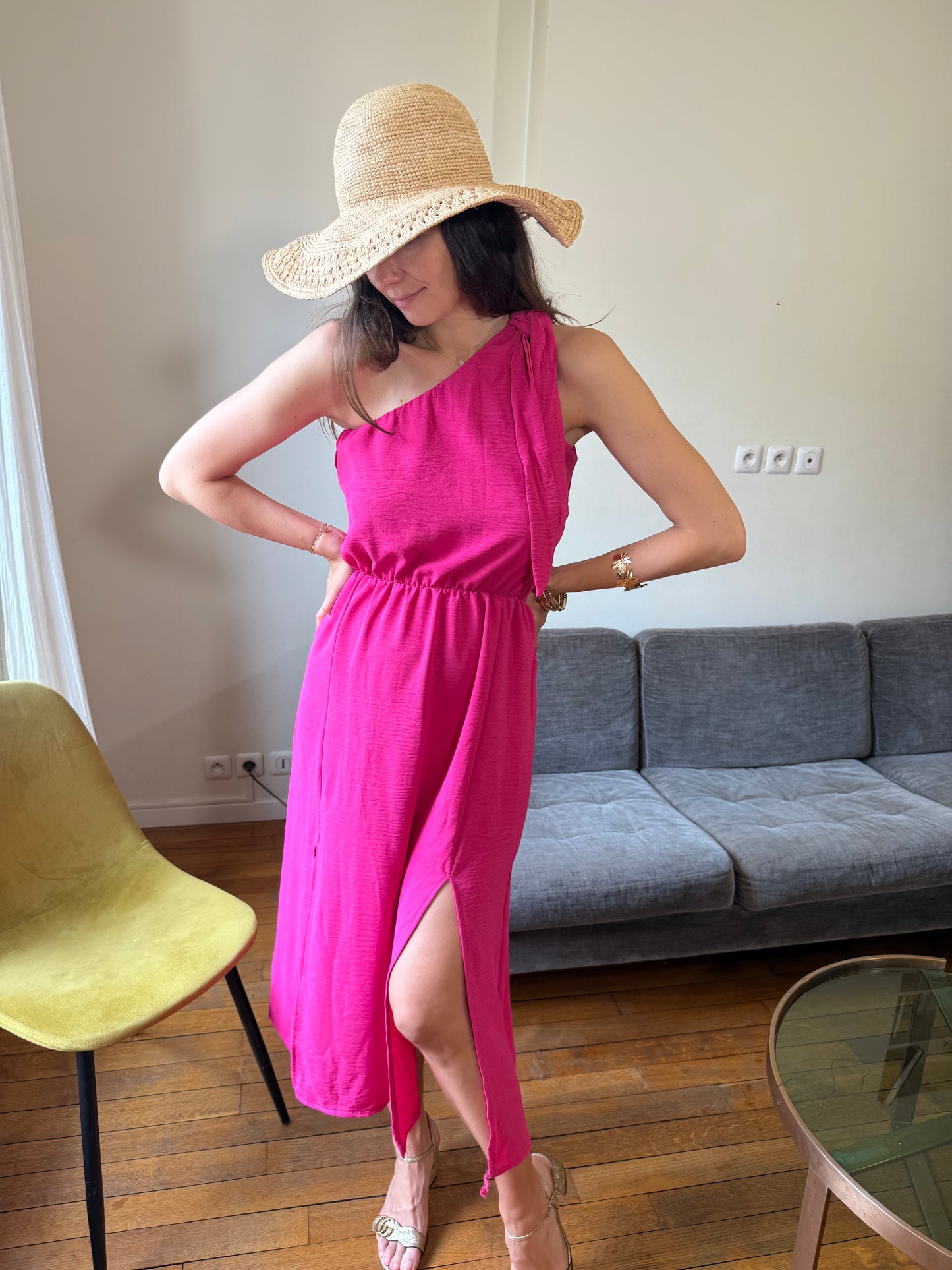 Robe Julia Fushia