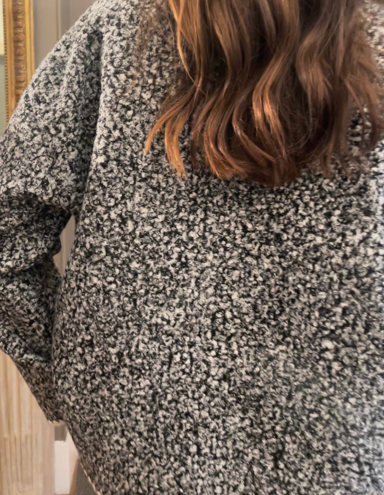 Veste moumoute gris taille unique du 34 au 44