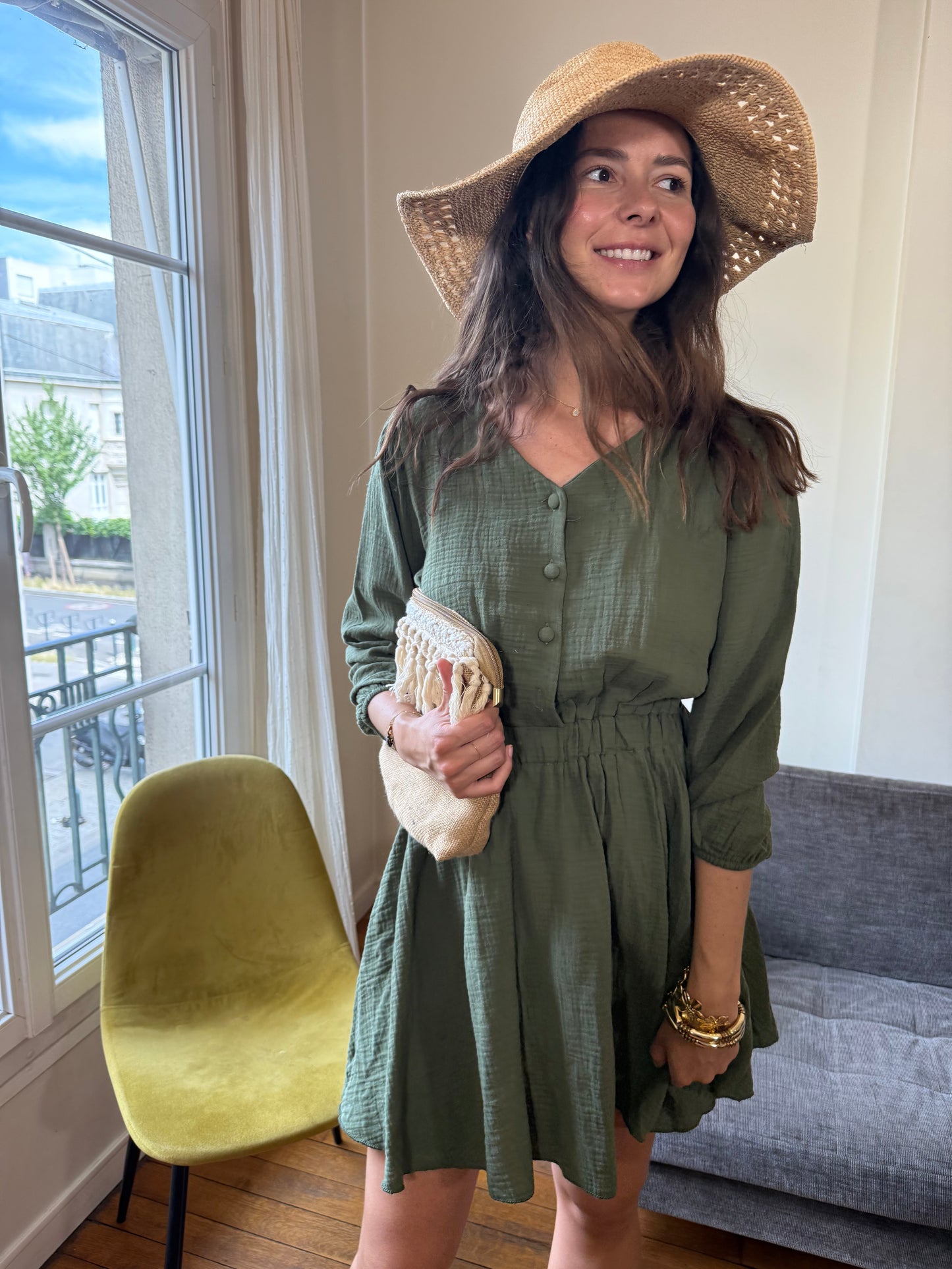 Robe Alia kaki