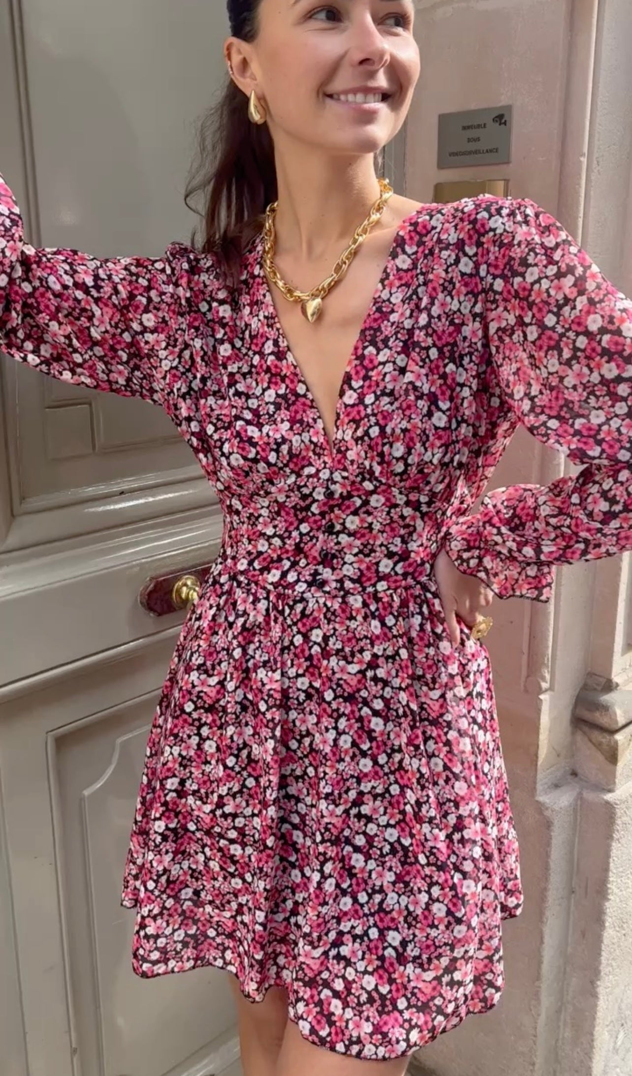 Robe Lily fleurie