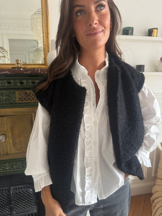 Gilet Julia noir taille unique