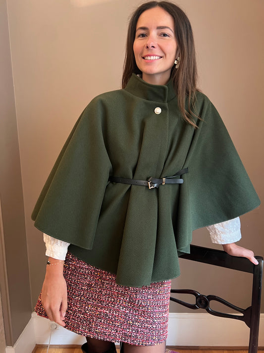 Cape Nelia kaki taille unique 34 au 48