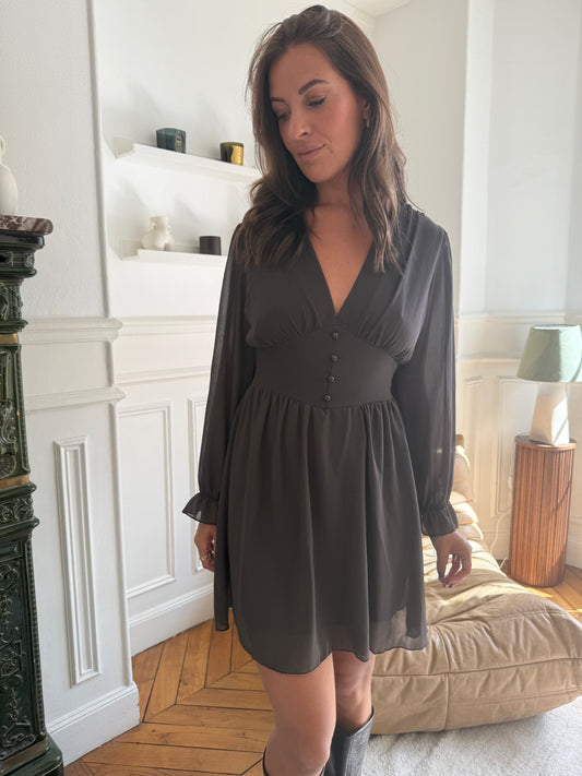 Robe Lily taupe