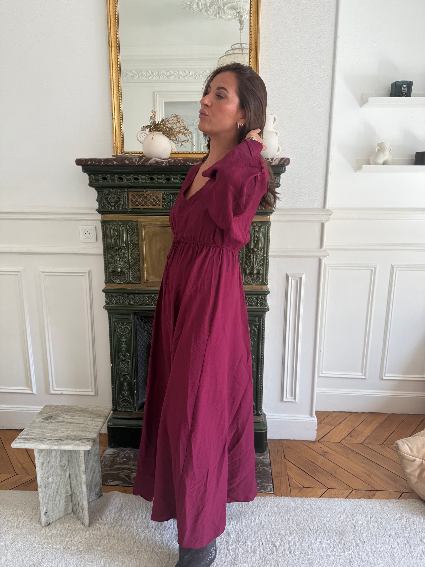 Robe Jiloa bordeaux