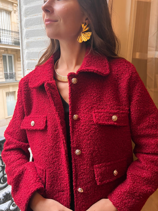 Veste Lolia bordeaux taille unique 34 au 42