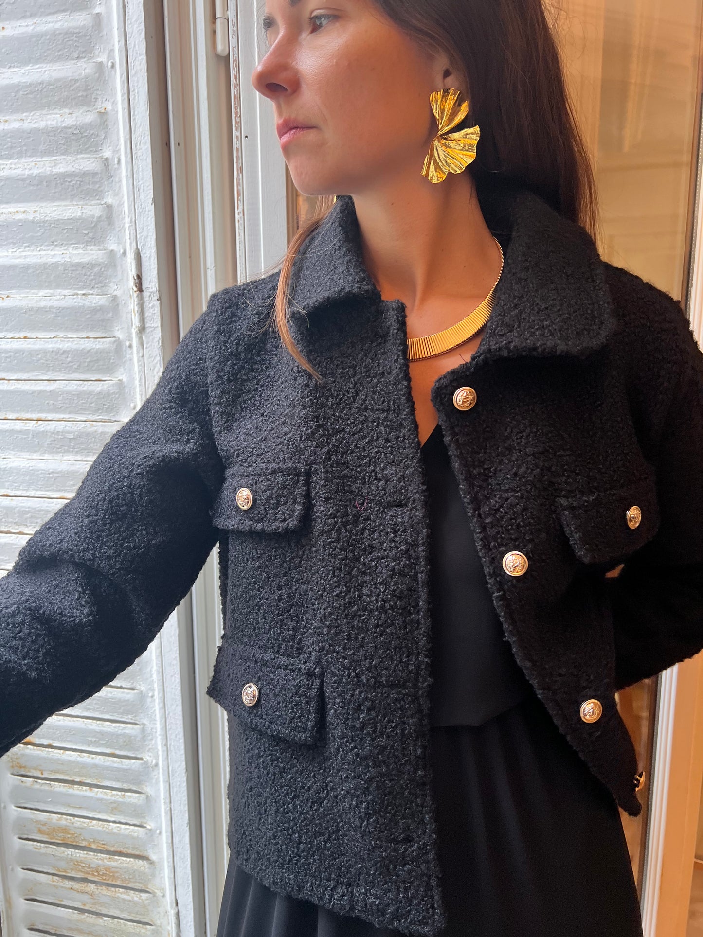 Veste Lolia noir taille unique 34 au 42