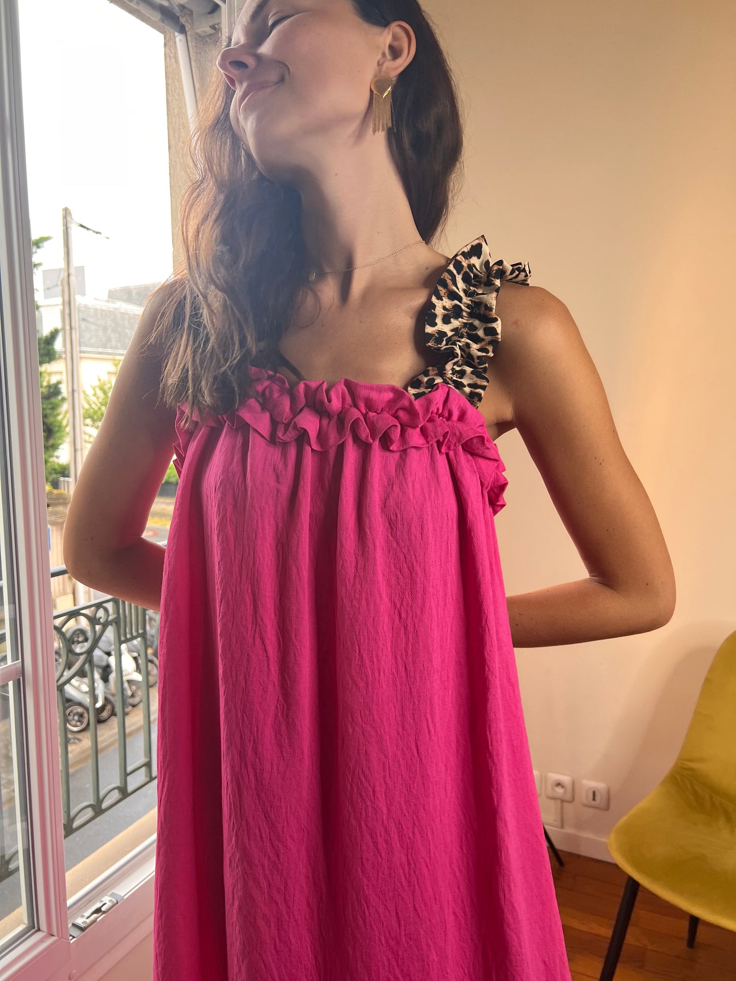 Robe Jelia fushia