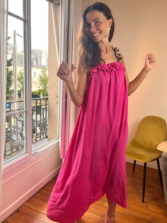 Robe Jelia fushia