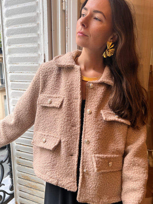 Veste Lolia beige taille unique 34 au 42
