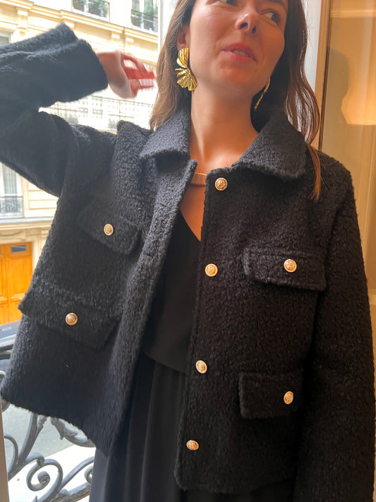 Veste Lolia noir taille unique 34 au 42