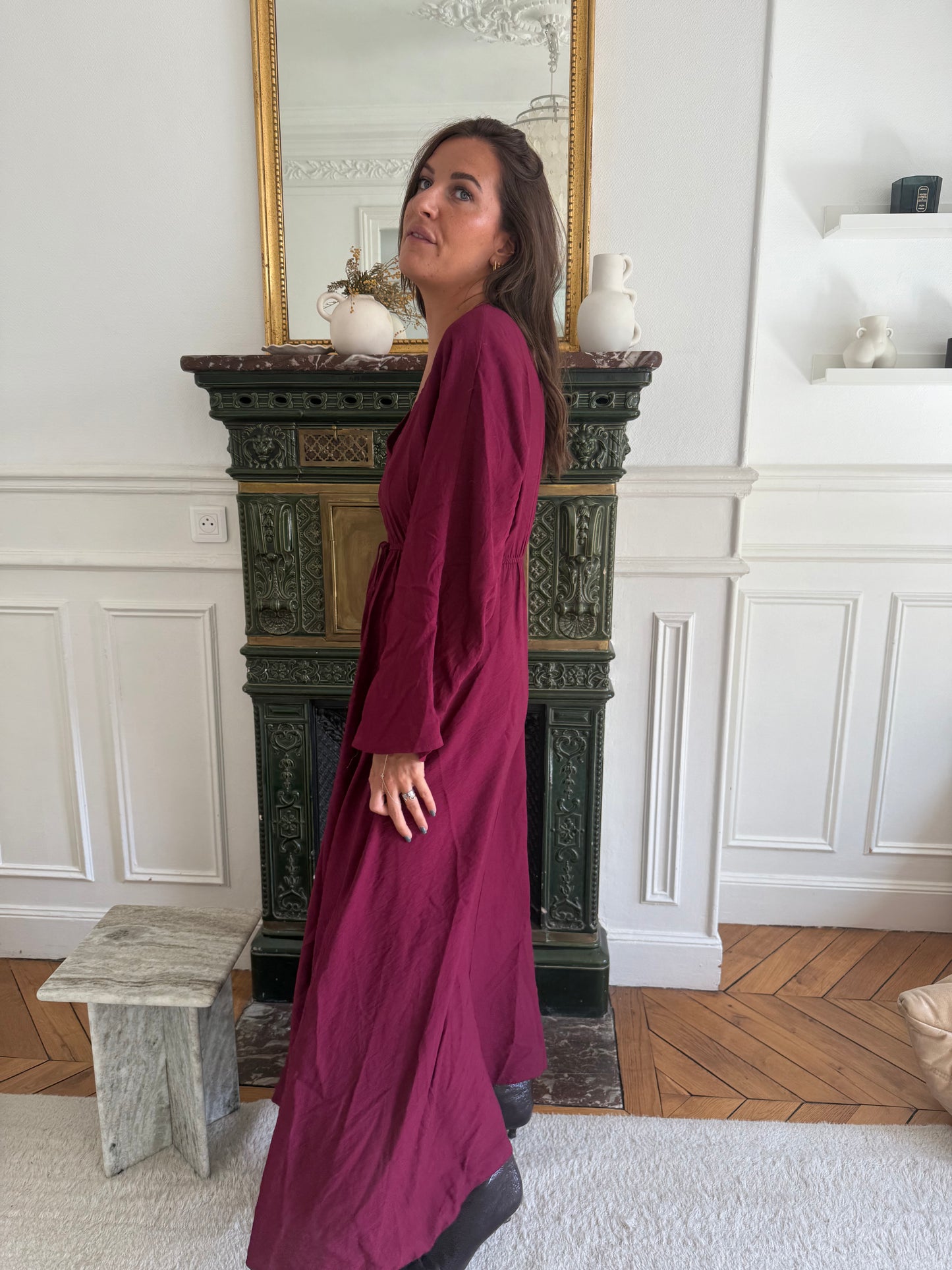Robe Jiloa bordeaux