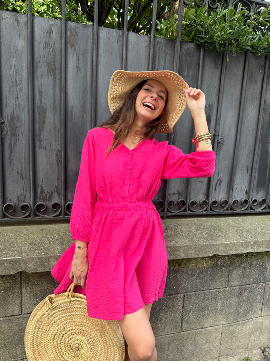 Robe Alia Fushia