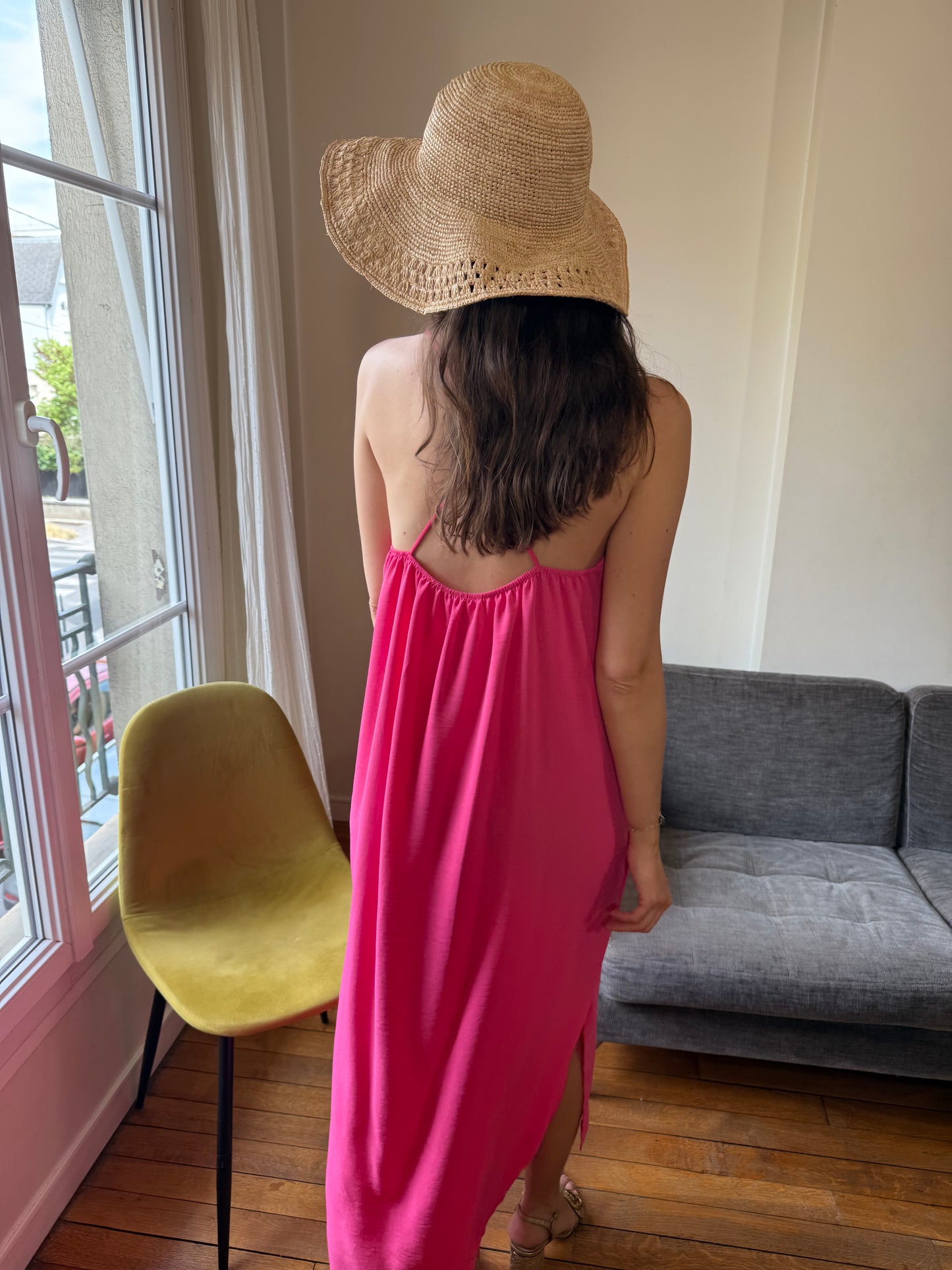 Robe Nina fushia