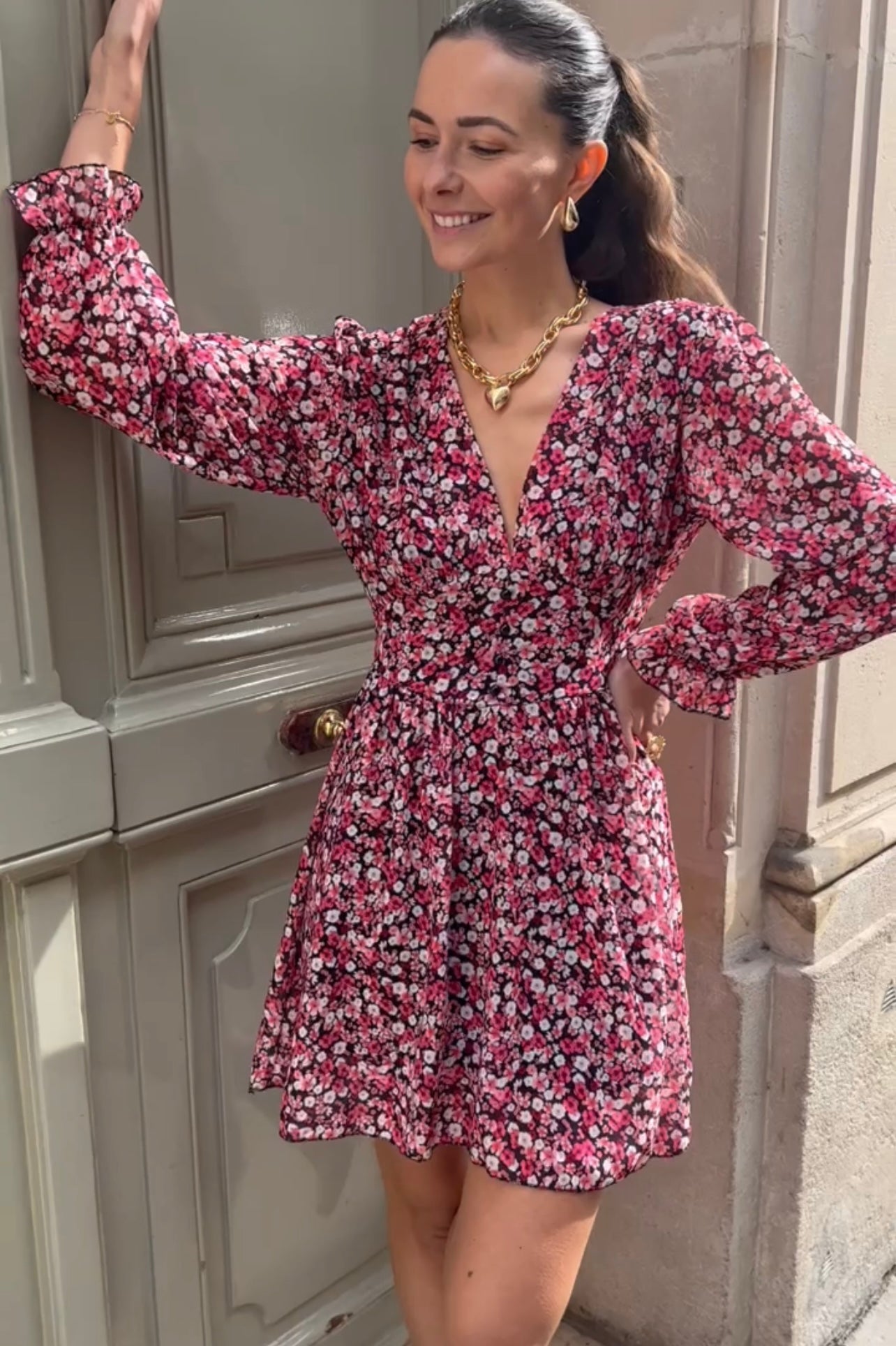 Robe Lily fleurie