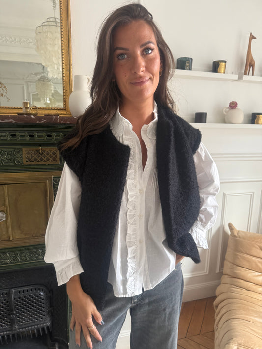 Gilet Julia noir taille unique