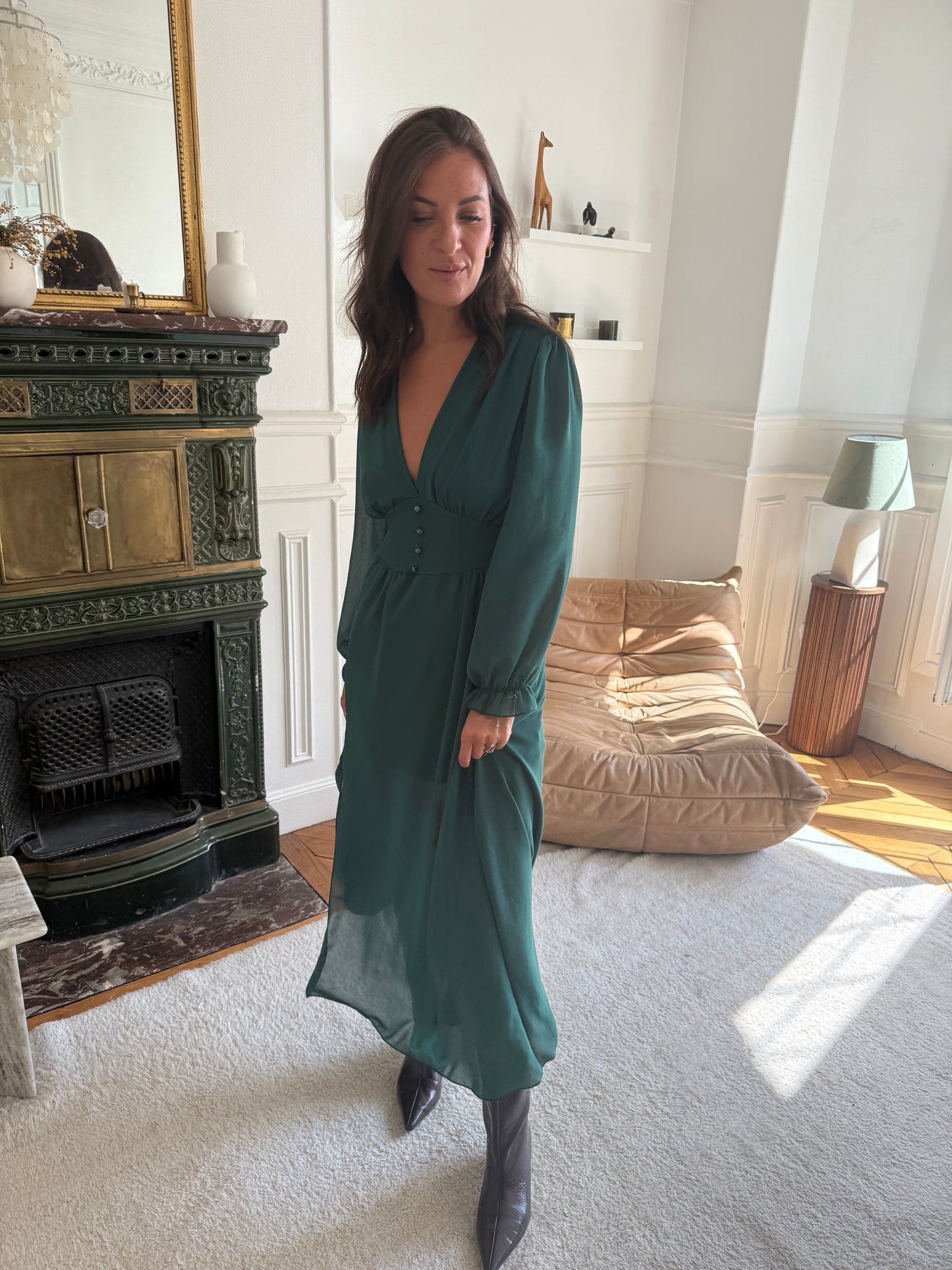 Robe Nina verte